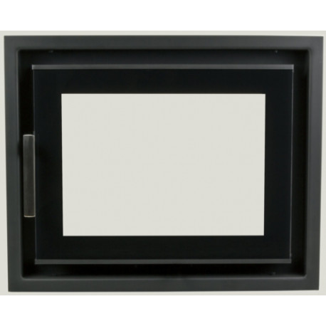 Litinová dvířka GINA  s dvojsklem 470X360mm