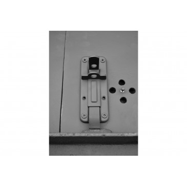 Dvířka  udírenská,pecová -  RICK - s regulací  - 650*910 mm - černá