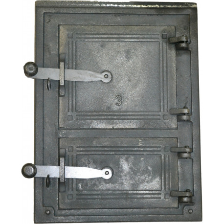 Litinová dvířka kuchyňská - HLADKÁ 3 - střední