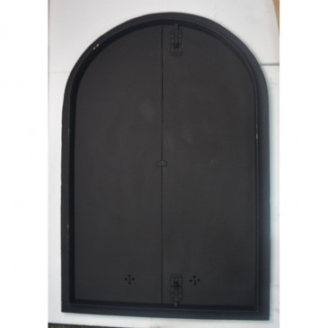 Dvířka udírenská,pecová -  ROCKY  s regulací - 780*1150 mm - černá