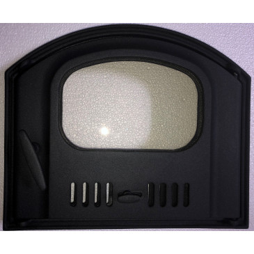 REGINA  - Litinový kamnový štít - sklo