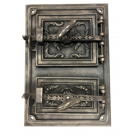 Litinový kamnový štít hermetický - ŽDAN ´černý