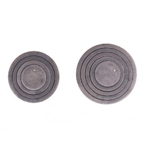 Litinové kroužky do plátů 320mm - 6.dílná