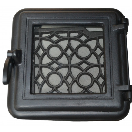 Litinová dvířka  EDMA- černá