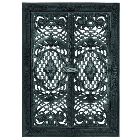 Litinová dvířka krbová  - nr.16- mosaz -  360 x 550