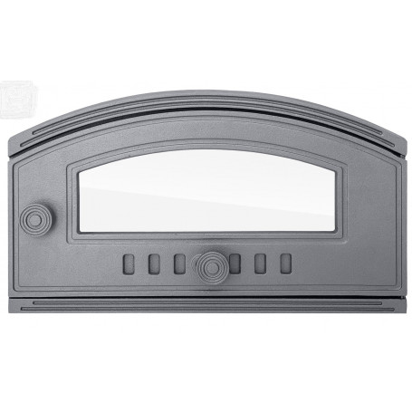 Pizza dvířka - BARI  - pravá,prosklená - antracit - šedá