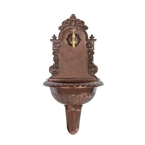 Umývadlo litinové - mosaz patina