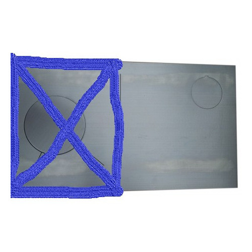 Ocelová plotna nad troubu na sporák - PRAVÁ - KVS MORAVIA  9100, 9112