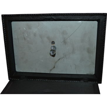  Dvířka komínová - HLAVA - nr.40 -černá