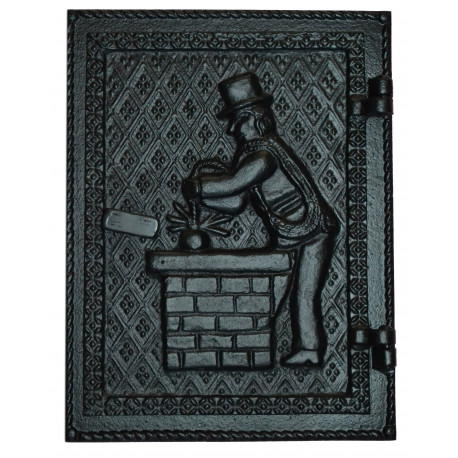 Dvířka komínová KOMINÍK-litina - černá