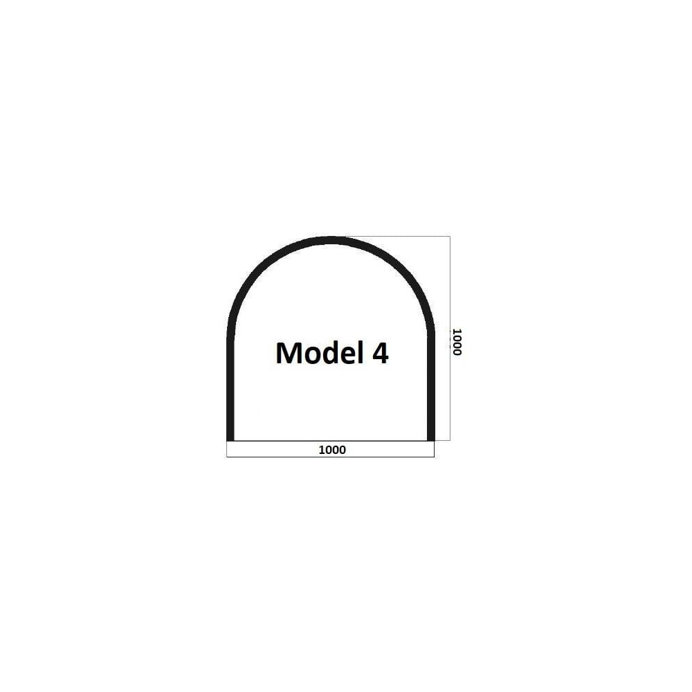 Model 4 - sklo pod kamna