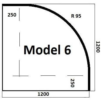 Model 6 - sklo pod kamna