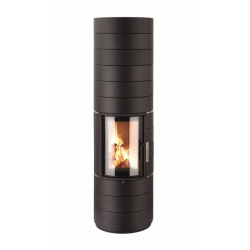 Colona - speciální akumulační kamna - černý lak