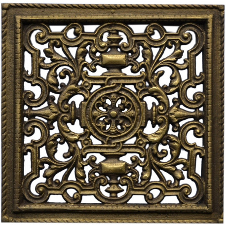 Mřížka  ventilační  - 3514-mosaz