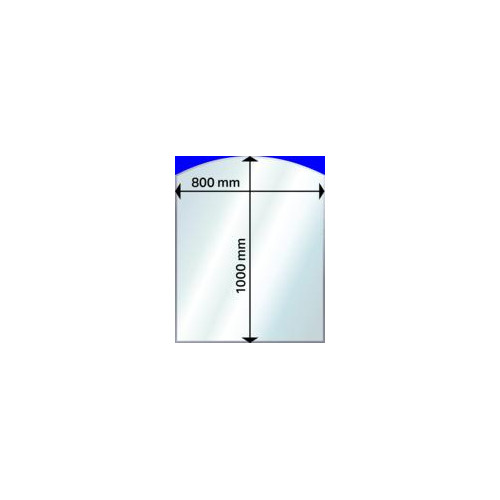 Aduro - zaoblená hrana - sklo pod kamna