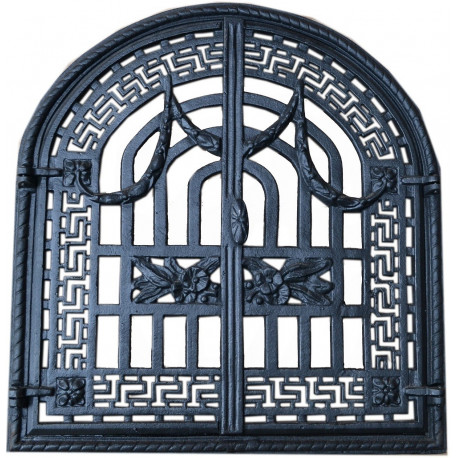 Litinová dvířka krbová - nr.3-černá - 570x555