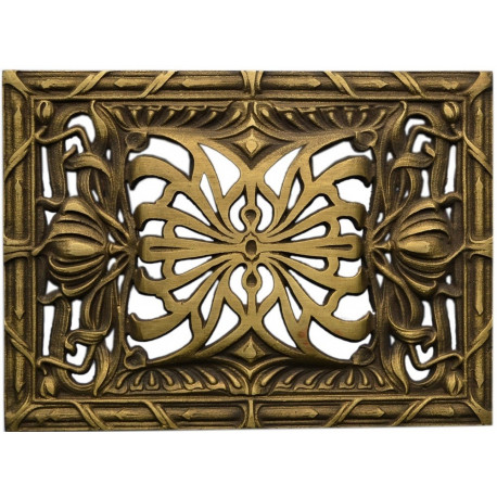 Mřížka  ventilační  - 3525-mosaz