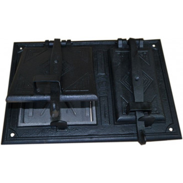 Litinový kamnový štít hermetický – RETRO I.