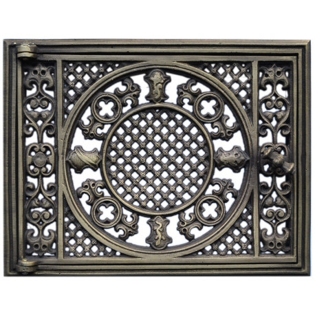 Dvířka ventilační  - 3545 - mosaz