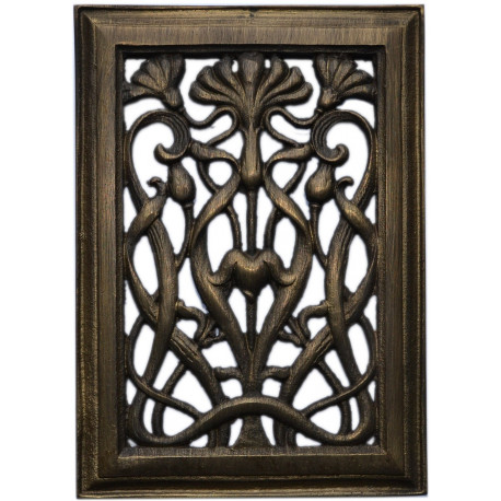 Mřížka ventilační  - 3554 - mosaz