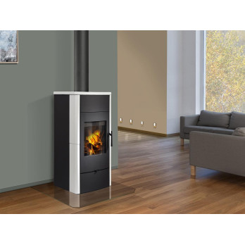 ESPERA 01 keramika - krbová kamna s teplovodním výměníkem a dvojitým