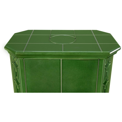 GREMIO 4 keramika - akumulační kachlová kamna, Celoprosklená dvířka