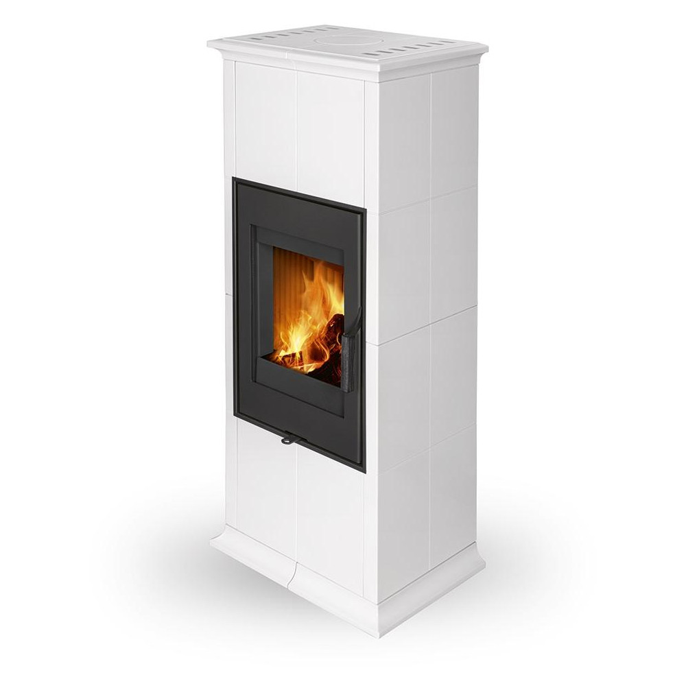 GREMIO 5 keramika - akumulační kachlová kamna, Celoprosklená dvířka