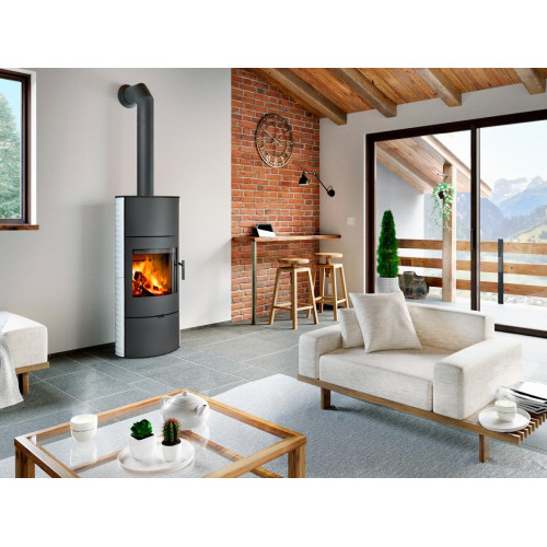 SONE H keramika vlnka - akumulační krbová kamna