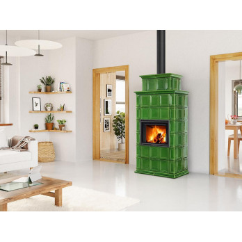 BARACCA 11 H - kachlový akumulační krb