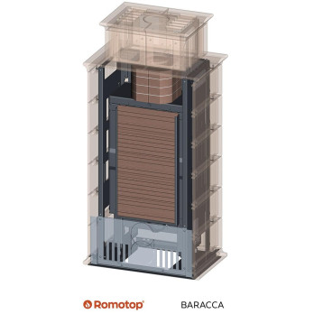 BARACCA 11 H - kachlový akumulační krb