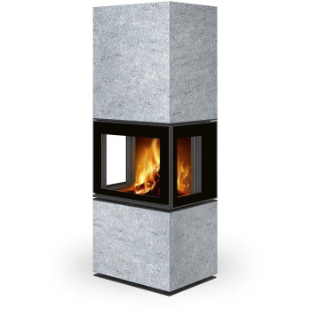 LERA C GH kámen - designový akumulační krb