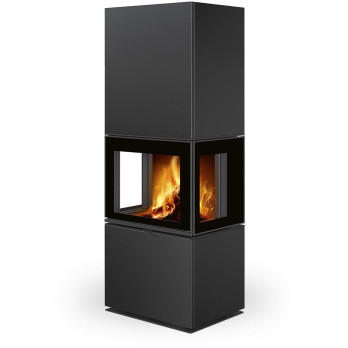 LERA C GH keramika - designový akumulační krb