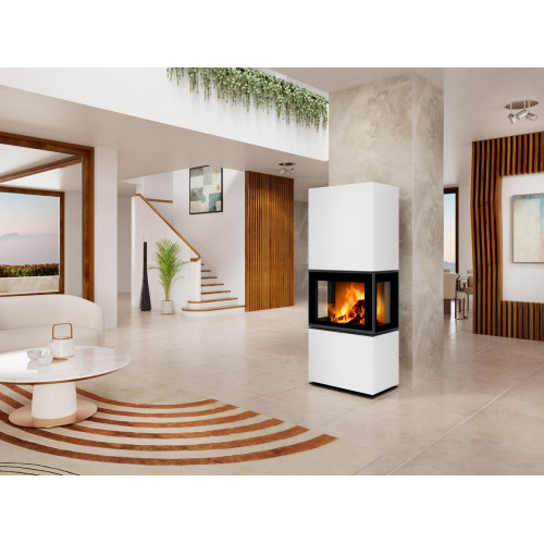 LERA C GH keramika - designový akumulační krb