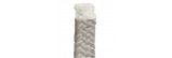Hranatá kotlová bílá-sklokeramická šňůra